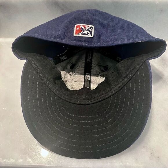 New Era Hudson Valley Renegades MLB Baseball Fitted Hat Navy Size 7 3/8 - Picture 3 of 4
